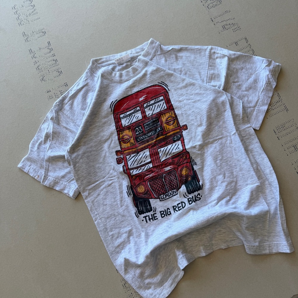 Vintage 90s London Big Red Bus T-shirt